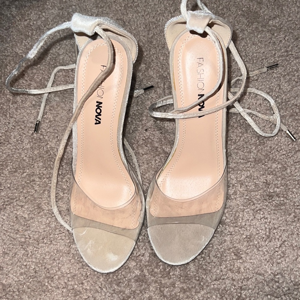 Lace up heels